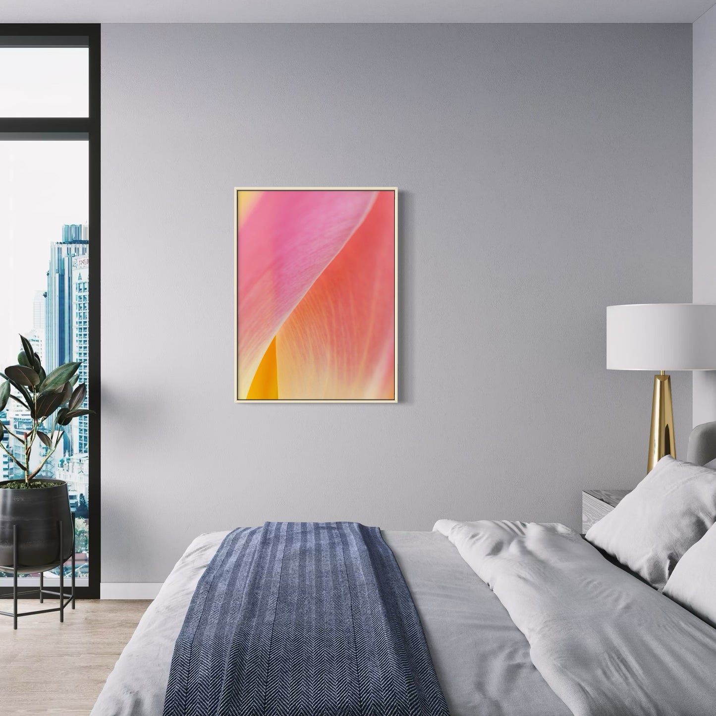 Framed Fine Art Print - Blush Brushstrokes