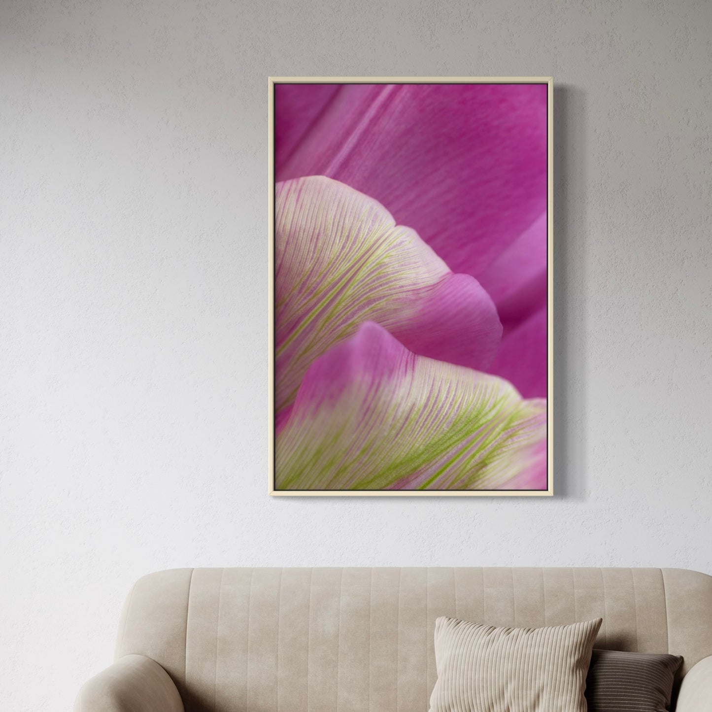 Framed Fine Art Print 50x75cm - Flowing Flora II