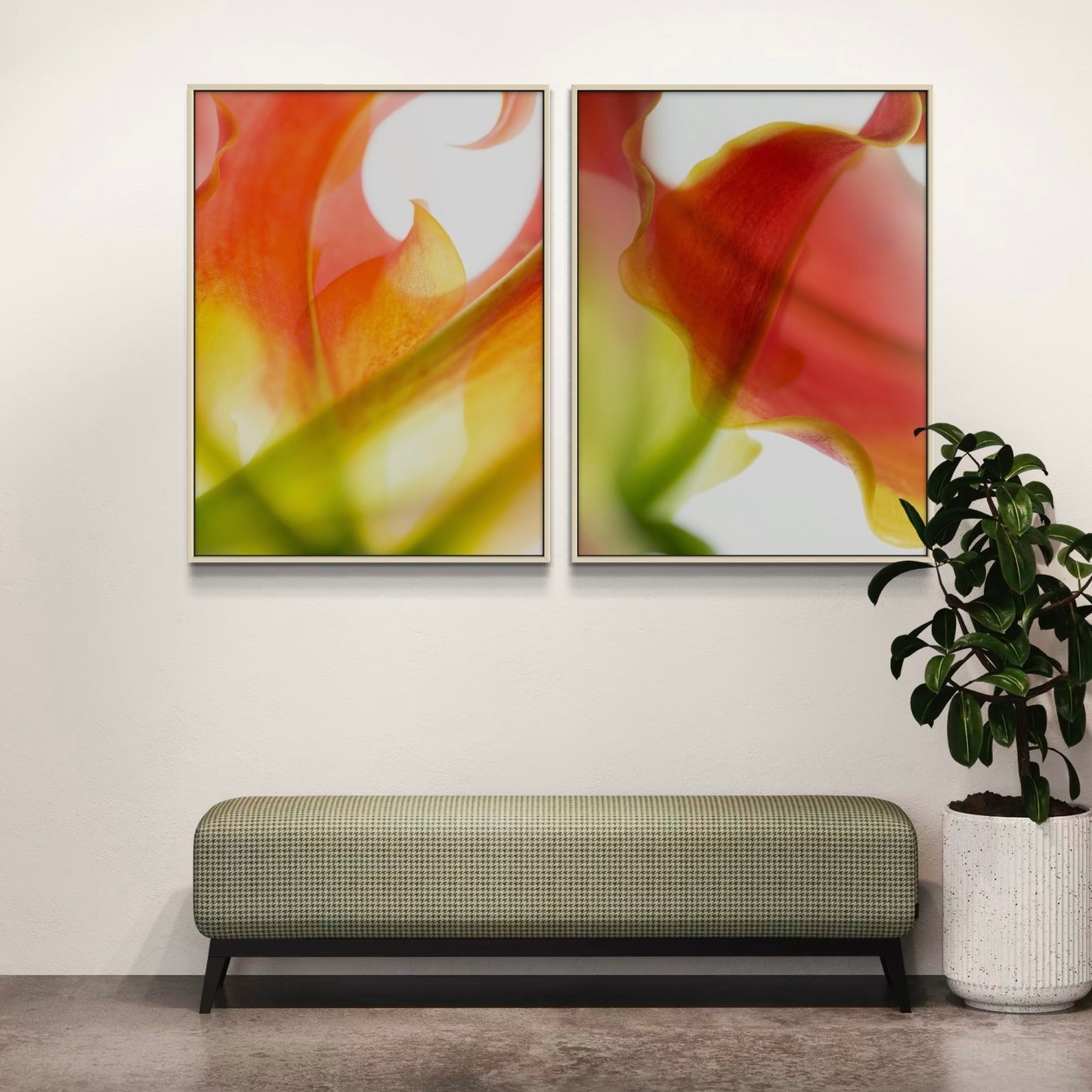 Framed Fine Art Print 75x100cm - Flame & Glory II