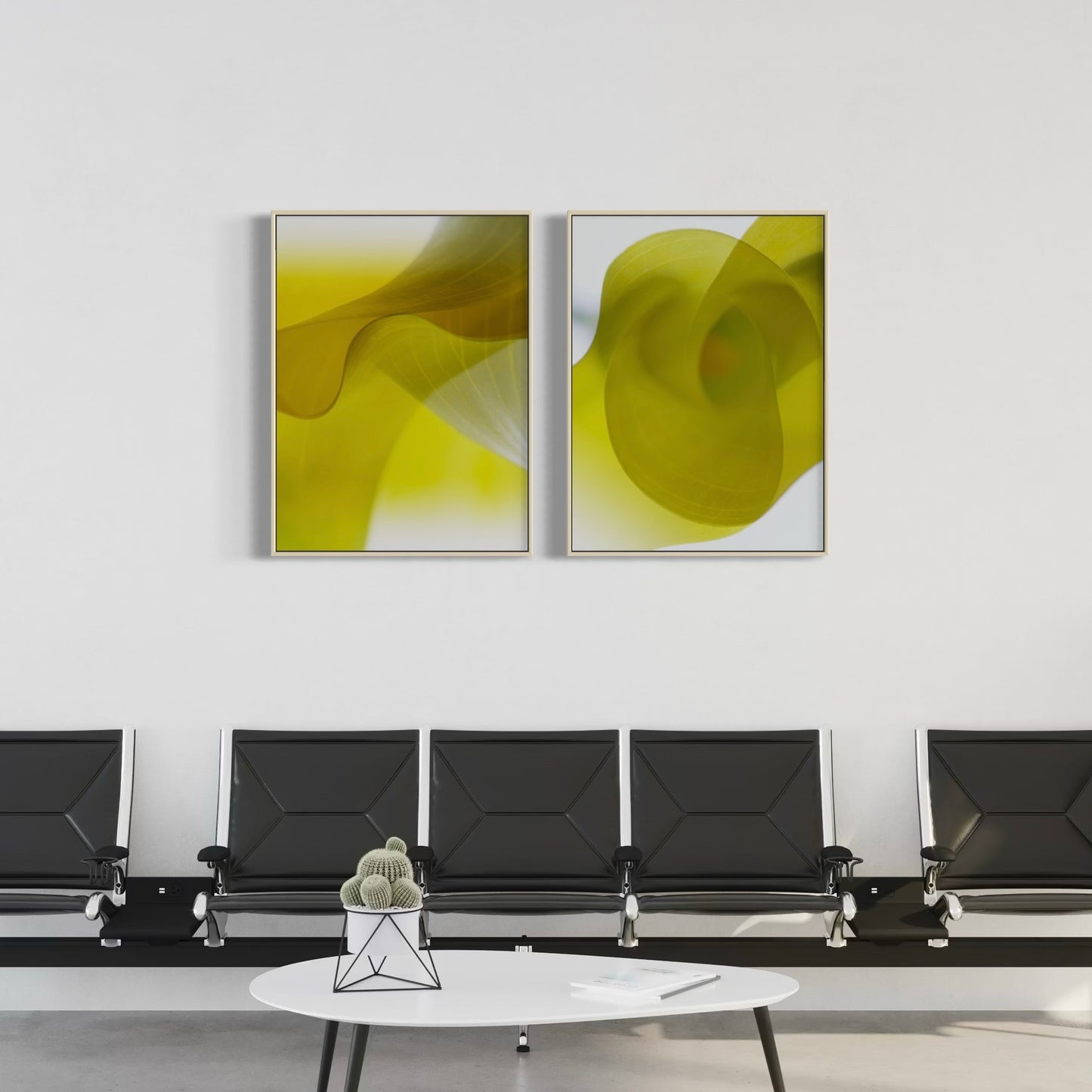 Framed Fine Art Print 75x100cm - Dancing Calla II